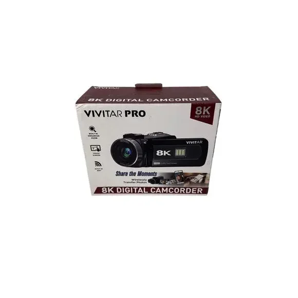Vivitar Pro 8k Digital Camcorder 18x Zoom - 3” Touchscreen - NEW - Picture 5 of 5